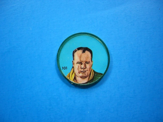 1963 Nalley's Humpty Dumpty Plastic Cfl Football Coin #101 Eagle Keys Nalleys