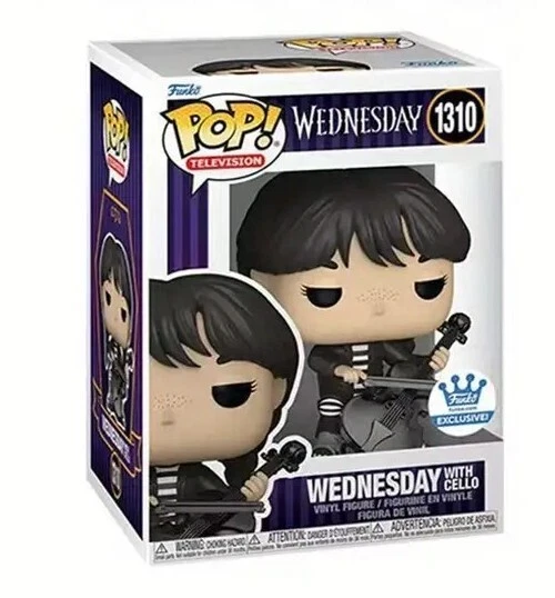 Funko POP! Wednesday 1310# Wednesday Addams with Cello Vinyl Action Figures