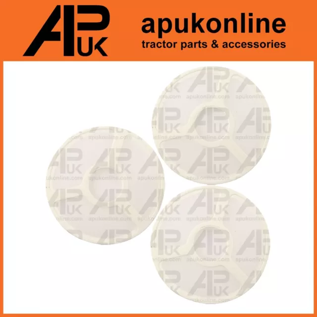 3x Fuel Filter Disc for David Brown 770 780 880 885 995 996 1190 1210 Tractor