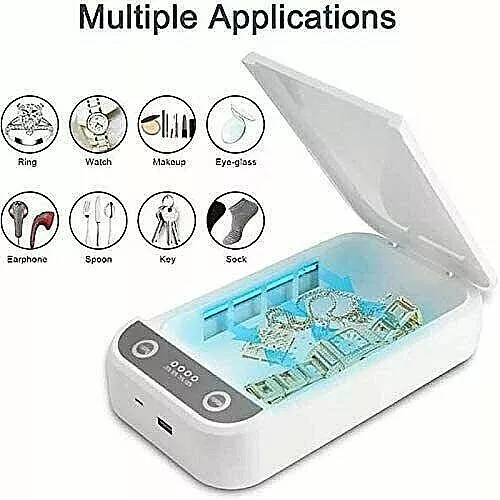 Stérilisateur Portatif UV Aromathérapie Parfumée pour Smartphone Masques USB
