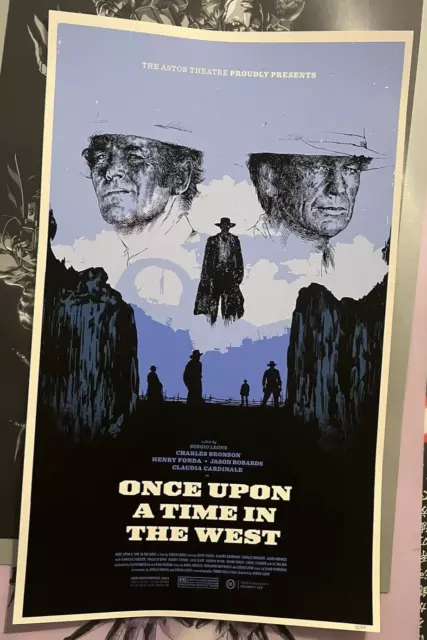 ONCE UPON A Time In the West Poster Art Print Oliver Barrett Film ...