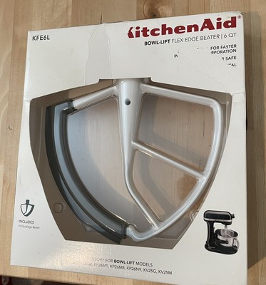 NIB KitchenAid Bowl - Lift Flex Edge Beater 6 Qt 5.7 L  Mixer Model KFE6L NEW