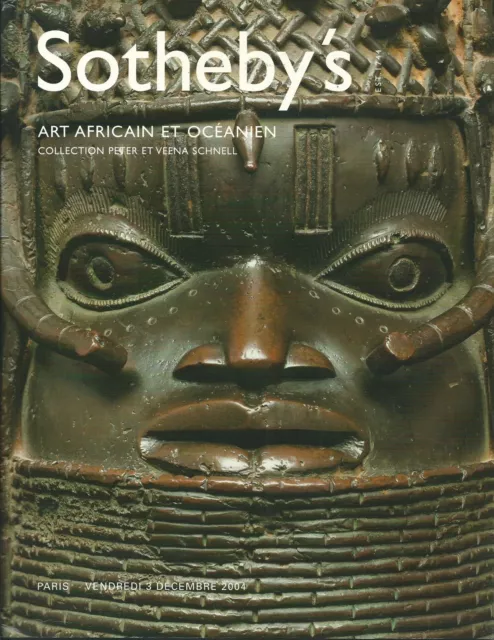 SOTHEBY’S PARIS AFRICAN OCEANIC ART Schnell Collection Auction Catalog 2004