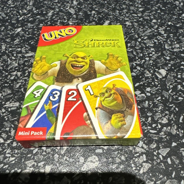 MCDONALD'S UK HAPPY Meal 2024 'DreamWorks' Mini Shrek UNO Game packs £2