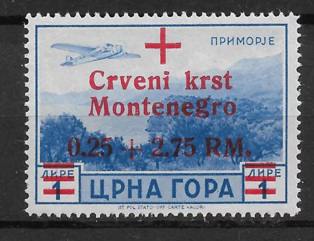 Besetzung Montenegro Mi 34 postfrisch