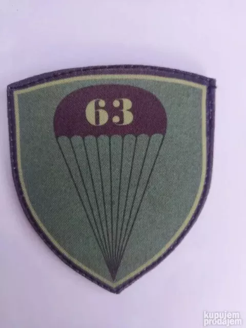 63rd Parachute Brigade Paratrooper badge/patch / Serbia aviation 'NEW'