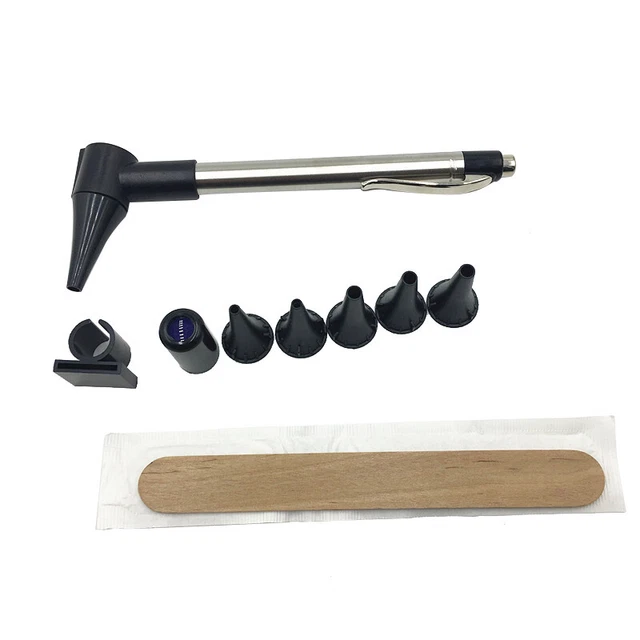 Ear Otoscope Ophthalmoscope Set Diagnostic Set Otoscope LED Set Penlight4095