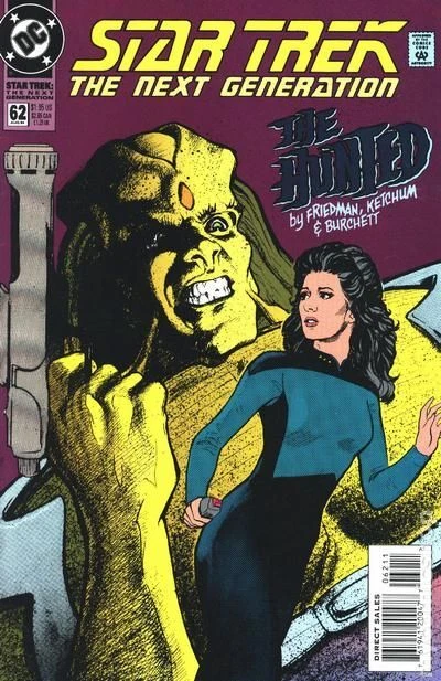 Star Trek The Next Generation #62 VF 1994 Stock Image