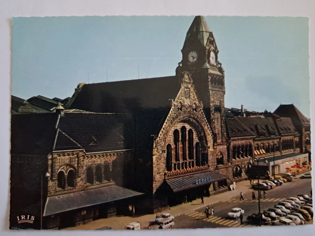 CPSM METZ la Gare dept-57