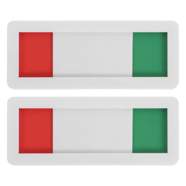 2pcs Office Door Signs Privacy Slider Door Indicator magnetic do not disturb