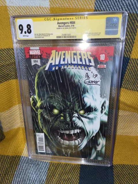 Avengers #684 CGC SS 9.8 1st Appearance of Immortal Hulk 2018 Marvel Comics NM