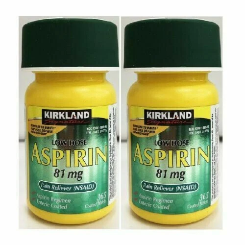 730 TABLETTEN KIRKLAND Signature Niedrig Dosierung Aspirin 81 MG