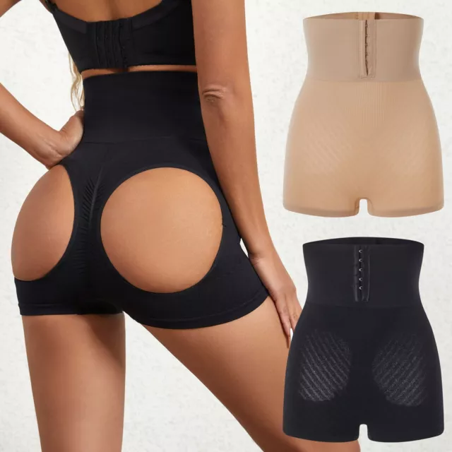 Women's High Waist Tight Belly Pants Buckle Tight Waist Beauty Body Lifting Hip