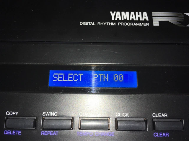 Yamaha RX 11/15 LCD Display - Plug n Play, White On Blue #CKDB