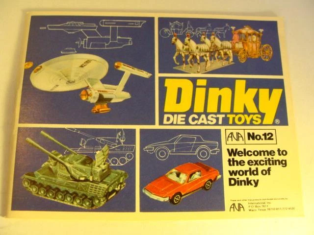 1976 Dinky Toys Catalogue # 12 catalog star trek space 1999 ufo ENGLAND / UK