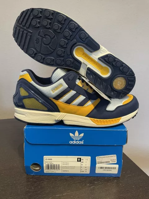 Adidas Zx 8000 Blue Dawn 147011 Gr.46 Neu Ovp Sammlerstück Aqua 9000 Hydra
