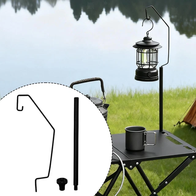 Poteau éclairage Pliable Réglable Support De Lanterne De Camping Réglable - Poteau Alliage Aluminium Pliable - Pour Table Ou Sol Trépied Réglable