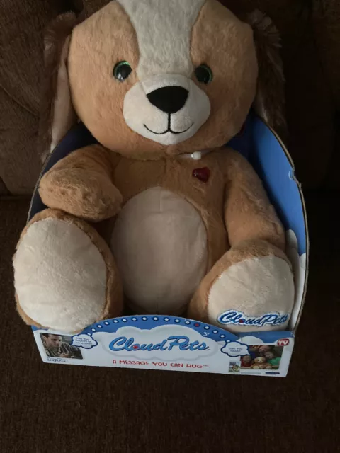 Cloud Pets Dog (Puppy)- " A Message You Can Hug" 12" New in Box