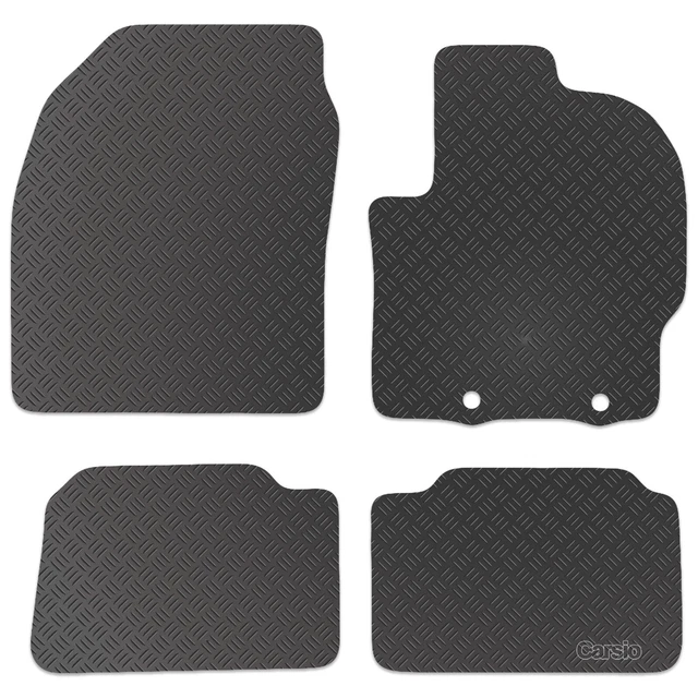 CARSIO TAILORED RUBBER Car Floor Mats For Toyota Yaris Hybrid & Cross