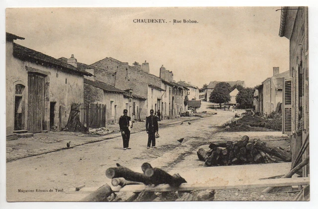 CHAUDENEY Meurthe et Moselle CPA 54 la rue Bobon