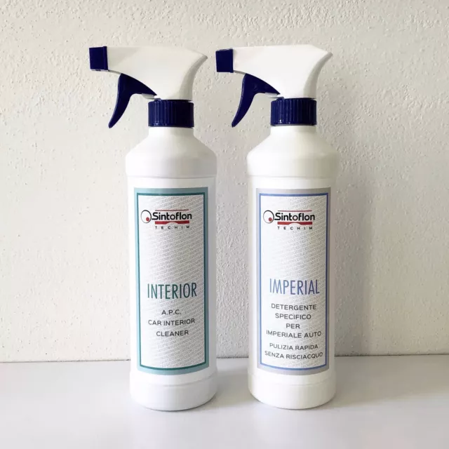 Detergente Interni Auto Sintoflon - Pulitore Multiuso Per Sedili, Plastiche E Moquette Con Oli Essenziali - Foto 4