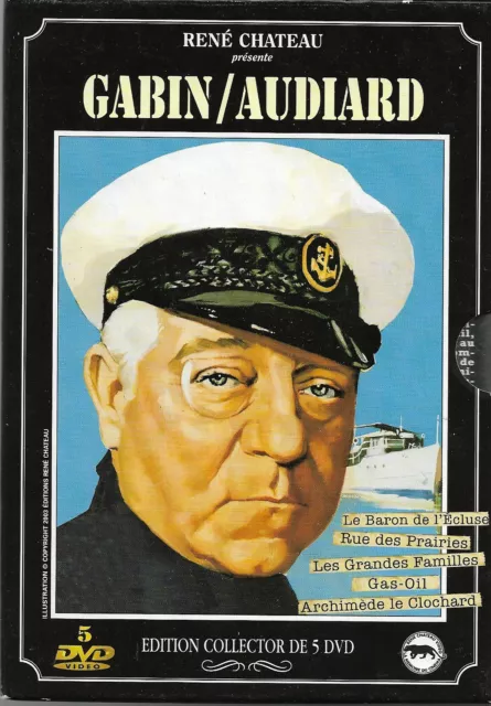 Coffret Rene Chateau ... Gabin / Audiard ... Edition Collector 5 Dvd