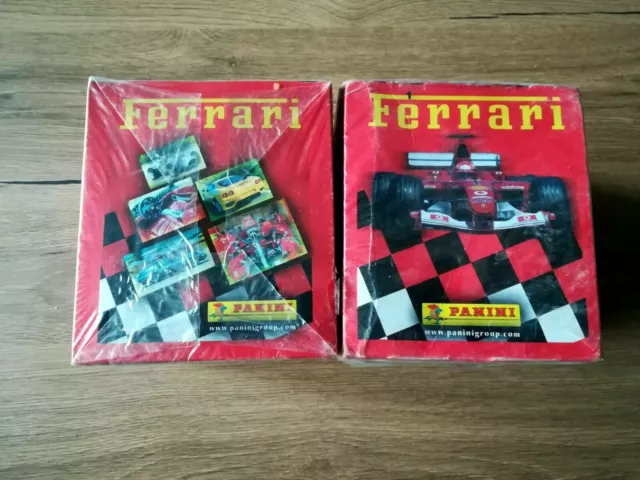 1x Sealed box PANINI FERRARI 50 packs packets sobres bustine Michael Schumacher