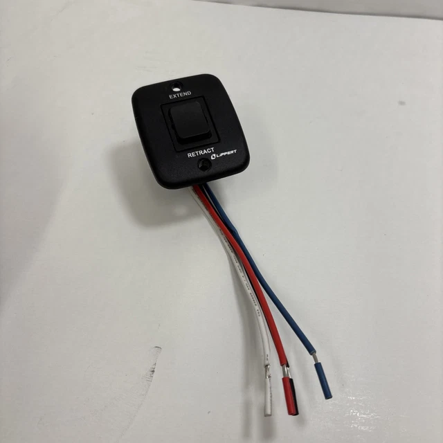 Retraction Switch LIPPERT 280570 AWNING EXTEND/RETRACT SWITCH w/BEZEL & WIRING *S12 $12. ...