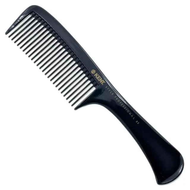 8.6" Professional Wide Tooth Detangling Comb with Handle