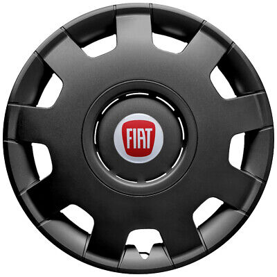 4 x13" Inch Wheel Trims Rims Hub Caps fit Fiat Panda - BLACK