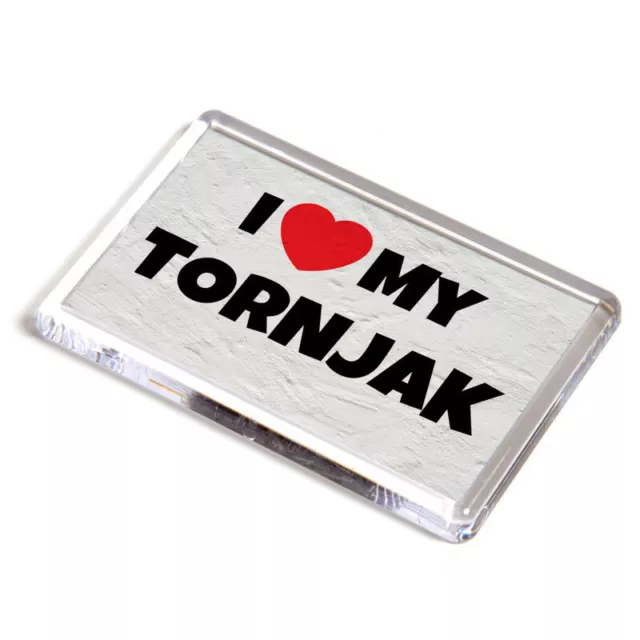 FRIDGE MAGNET - I Love My Tornjak - Pet Dog Breed Gift