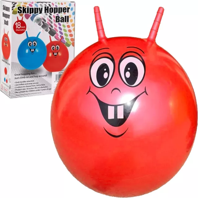 Space Hopper Balance Jumping Exercise Retro Bounce Ball Skip Jump Active Kids