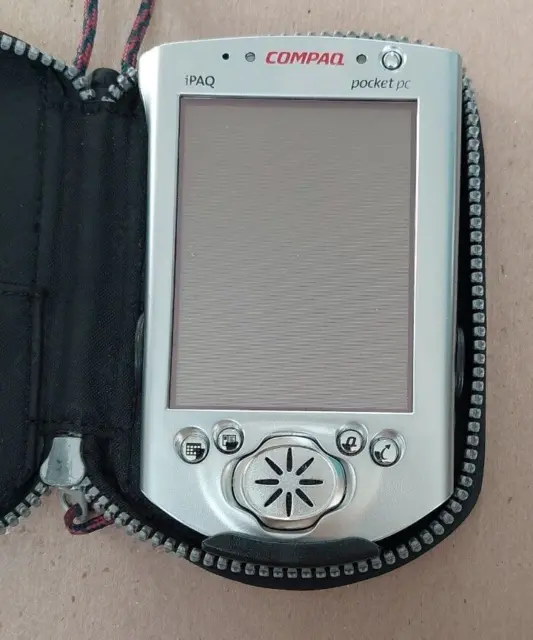 Compaq iPAQ Pocket PC Model 3760 H3700 PDA with Case