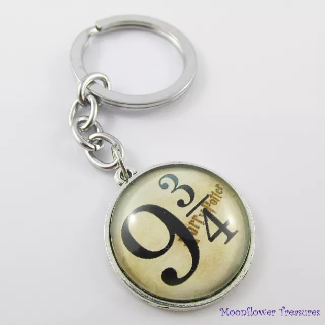 Harry Potter Inspired Train Station 9 3/4 Keychain Keyring 87mm