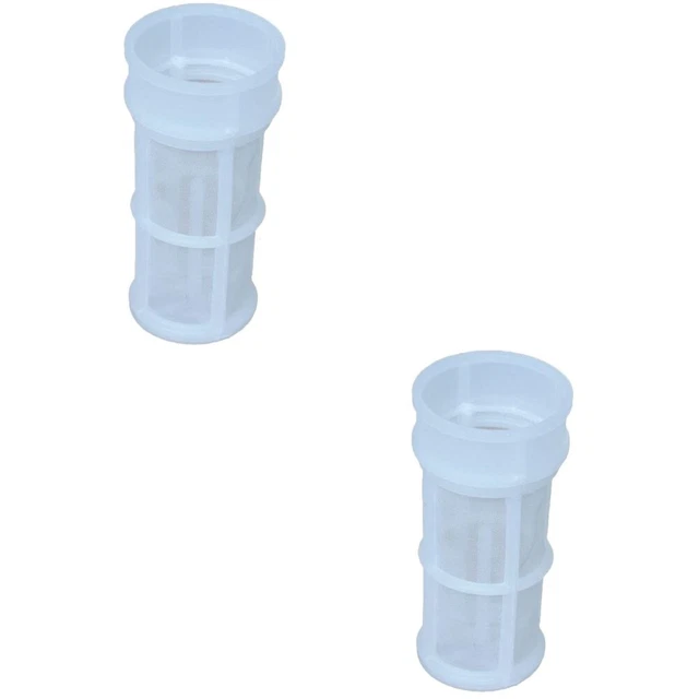 2 PC WHITE Plastic Fuel Tank Filter Washing Machine Filters £10.85 ...