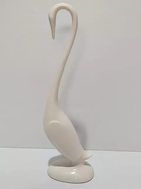 Vintage Ceramic Swan 39cm White 2