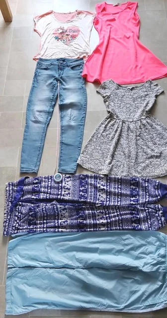 6 X Pieces Bundle of Girls Teenagers Clothes Size XS, Gap Cameo, Primark, George
