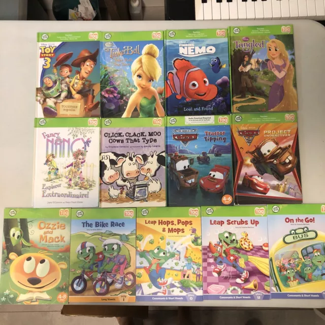 Large Lot Of Leap Frog Tag Books /007/