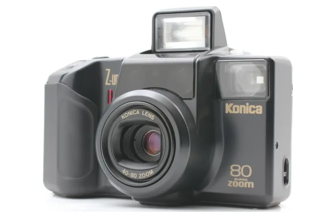 Tested Almost MINT]Konica Z-Up80 Super Zoom 35mm Point &Shoot Film Camera JAPAN