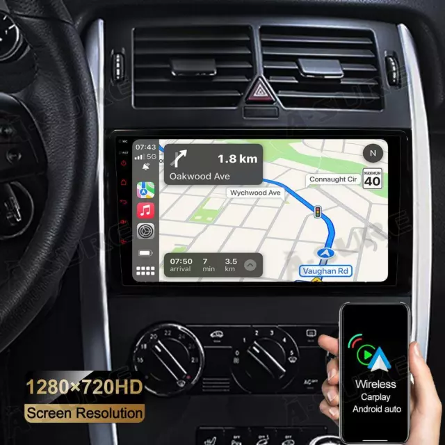 9"2+32GB Android 12 GPS Navi Radio für Mercedes Benz MB A/B W169 W245 W639 VITO