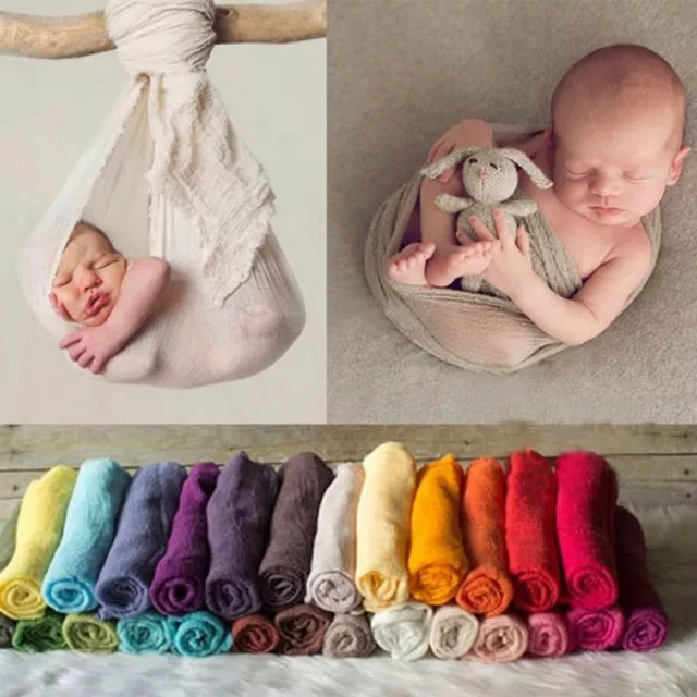 Neugeborene Fotografie Requisiten Outfit Baby Foto Requisiten Posing Soft Wraps