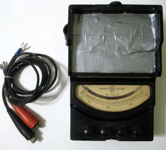 GE ® General Electric ® AP-9 Lineman's AC Volts Meter + Test Leads