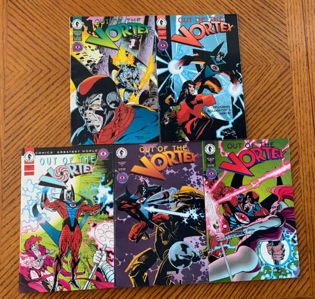 Dark Horse Comics Out of the Vortex 1, 2, 3, 4, 5 Lot 1993 NM or Better