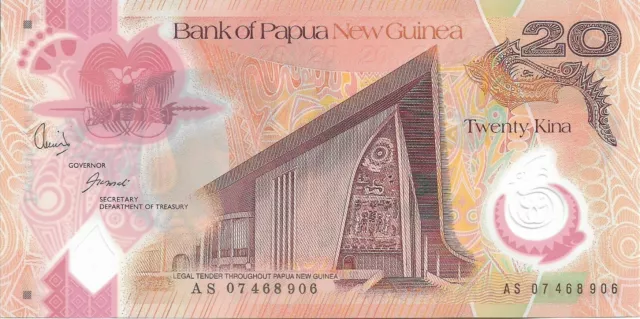 PAPUA NEW GUINEA 2007 20 Kina P31 UNC
