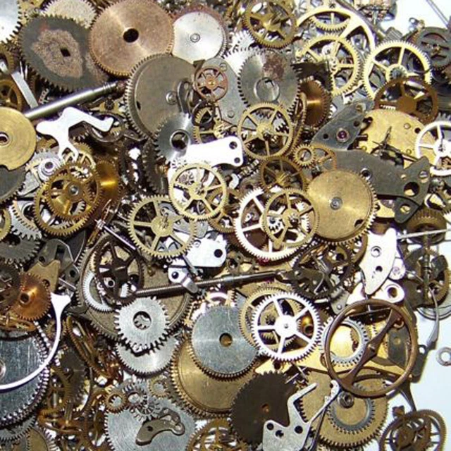 10 g/bolsa hágalo usted mismo Reloj de Pulsera Steampunk De Colección Piezas Antiguas Engranajes Ruedas Vapor Punk t