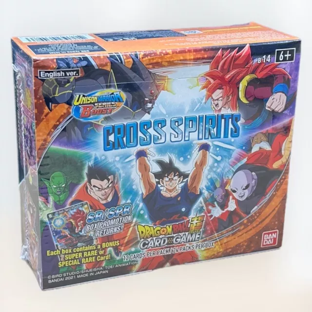 Dragon Ball Super - Cross Spirits / Unison Warrior / B14 Booster Box ENG NEU OVP