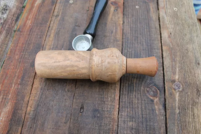 Wooden wine bottle corker & Beer bottle hammer crown capper