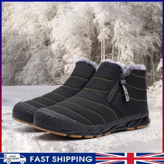 ~ FUR LINED Snow Boots Short Shaft Boots Lightweight Men for Winter ...
