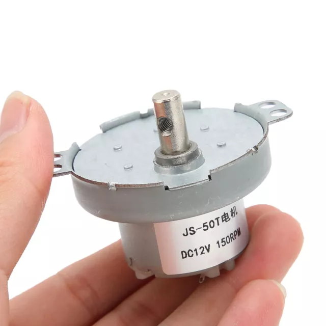 DC12V Gear Motor Speed Reduction JS-50T Mini Electric Motors 150RPM For
