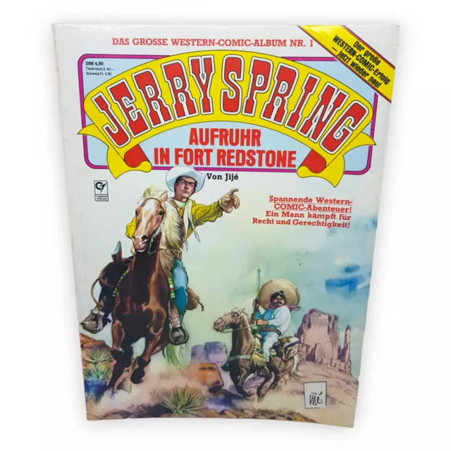 Jerry Spring Aufruhr in Fort Redstone 1 Condor Comic Album 1984 Jije Heftbindung